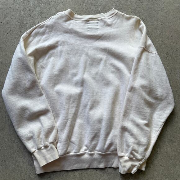 Vintage 90's University of Hard Rock Puerto Vallarta White Crewneck Sweatshirt L - Picture 3 of 6